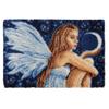 clubevy Latch Hook Kits for DIY Rug, Angel Girl Cute Whale Pattern for Kid,Latch Hook Craft Kits view 1