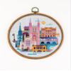 Bath England CS068 - Counted Cross Stitch KIT#2. Set of Threads, Needles, AIDA Fabric, Needle Threader, Embroidery Clippers and Printed Color Pattern Inside. view 1