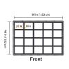 GEKIXUTP 1 Pack Sublimation Blanket Blanks 40"X60" Throw Blankets for Heat Press, Baby Printed Blanket, DIY Custom Personalised Sublimation Photo with 20 Panel view 2