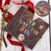 Scrapbook Photo Album,Our Adventure Book, Embossed Words Hard Cover Movie Up Travel Scrapbook for Anniversary, Wedding, Travelling, Baby Shower, etc (Adventurebook Letter) view 4