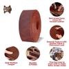 ELW 5-6 oz (2-2.4mm) Cognac Straps, Belts, Strips 2" Wide X 84" Length (5.1cm x 2.13m) Full Grain Leather Crazy Horse Belt Medium DIY Craft, Pet Collars, Blanks, Accessory, Jewelry, Wrapping view 4