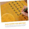 EXCEART 1roll Premium Xuan Paper for Chinese Calligraphy Versatile Rice Paper for Writing Painting for Brush Techniques Craftsmanship Color Variations view 4