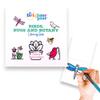 A Brighter Year Adult Mini Coloring Book Premium Pocket Size 3x 3 Travel Coloring Book, Thick No-Bleed Paper, 50 Pages, Lay Flat Binding, Stress Relief & Mindfulness- Birds Bugs & Botany Edition view 1
