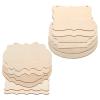 Tofficu 12pcs Unfinished Wooden Signs for Crafts Blank Wood Ornaments for Home Decor for Painting and Personalization for Boys and Girls and Adult Craft Projects view 1
