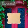 Tofficu 12pcs Unfinished Wooden Signs for Crafts Blank Wood Ornaments for Home Decor for Painting and Personalization for Boys and Girls and Adult Craft Projects view 2