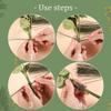 2 Gauge Green Floral Paper Wrapped Wire 16 inch, Florist Flower Stems Floral Wire 100 Pcs (2mm) view 3