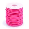 FASHEWELRY 16.4 Yards Hollow Pipe Rubber Cords 4mm Rubber Hollow Tube Cords Tubing Knitting Barber Cord with 2mm Hole for Knitting Projects (Camellia) view 1