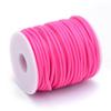 FASHEWELRY 16.4 Yards Hollow Pipe Rubber Cords 4mm Rubber Hollow Tube Cords Tubing Knitting Barber Cord with 2mm Hole for Knitting Projects (Camellia) view 2