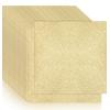 Kisston 50 Pcs 12" x 12" Gold Glitter Cardstock Paper No-shed Card Stock Paper 300 GSM(110 lb) Heavyweight Cardstock Glitter for Crafts Sparkly for Card Making DIY Art Projects Scrapbook view 1