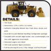 Diecast Masters 1:50 Caterpillar 972 XE Wheel Loader | High Line Series Cat Trucks & Construction Equipment Scale Model Collectible 85683 view 4