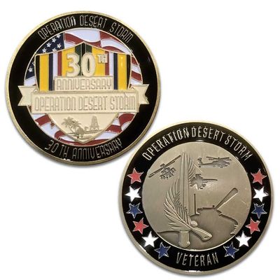 Operation Desert Storm Challenge Coin 30th Anniversay ODS Military Gifts for Veterans VetFriends.com