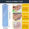 Organza Tulle Fabric Rolls, Crystal Organza 12" by 50 Yards (150 ft) Sheer Nylon Silky Shiny Netting Spool Bolt for DIY Craft Table Runner Wedding Baby Shower Party Decor (Baby Blue) view 3