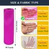 Fuchsia Organza Tulle Fabric Rolls, Crystal Organza 12" by 50 Yards (150 ft) Sheer Nylon Silky Shiny Netting Spool Bolt for DIY Craft Table Runner Wedding Baby Shower Party Decor (Fuchsia) view 3