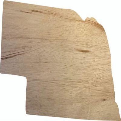 Nebraska Wooden State 7" Cutout, Unfinished Real Wood State Shape, Craft