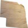 Nebraska Wooden State 7" Cutout, Unfinished Real Wood State Shape, Craft view 1