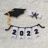 2022 Graduation Cap Banner Metal Die Cuts, Cutting Dies for Card Making Clearance, Embossing Dies for Scrapbooking, DIY Album Paper Cards Decoration view 1
