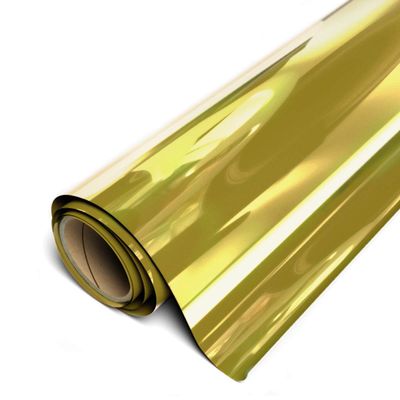 Siser Metal Heat Transfer Vinyl, 11.8 x 10yd Roll (Gold)- Compatible with Siser Romeo/Juliet & Other Professional or Craft Cutters Brushed Metal Finish - CPSIA Certified