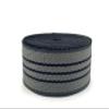 3dancraftit polyester-cotton blend Stripe Webbing Ribbon Jacquard Webbing sold by the yard heavy weight Strap Replacement 1.5 inches ZE95-1Y view 1