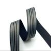 3dancraftit polyester-cotton blend Stripe Webbing Ribbon Jacquard Webbing sold by the yard heavy weight Strap Replacement 1.5 inches ZE95-1Y view 3
