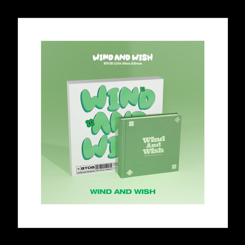 BTOB WIND AND WISH 12th Mini Album CD+POB+Booklet+Photocard+Lyrics paper+etc+Tracking Sealed (SET(WIND+WISH))