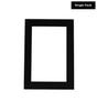 Poster Palooza 16x20 Black with Black Core Precut Matboard - Bevel Cut for 13x19 Photos - Acid Free - For Pictures, Photos, Framing - 4-ply Thickness view 2