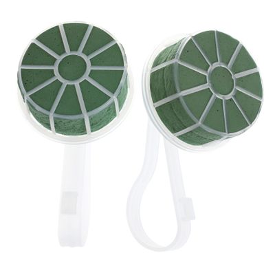 OFFSCH Floral Holder Mud 2pcs Wedding Flower Bouquet Holders for Bride DIY Flower Arrangement Holders