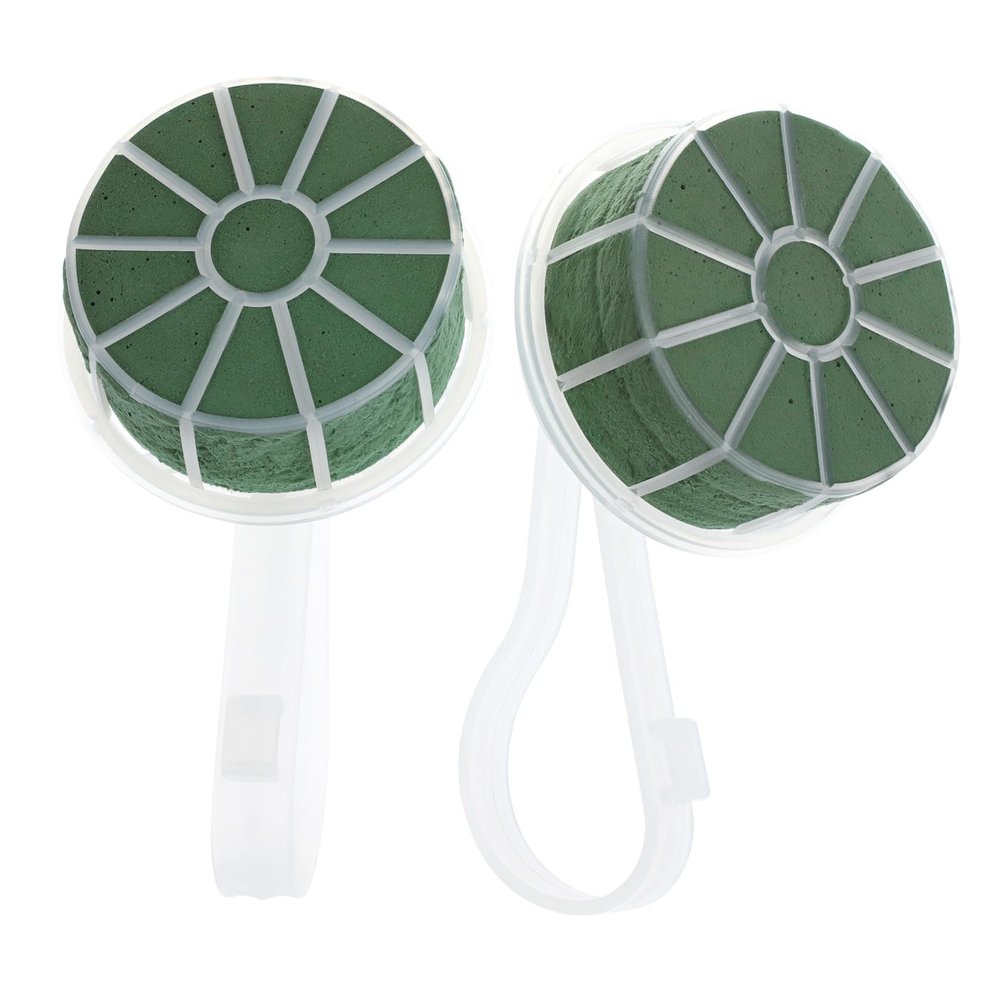 OFFSCH Floral Holder Mud 2pcs Wedding Flower Bouquet Holders for Bride DIY Flower Arrangement Holders