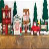 MerryStockings Mantel Series Collectible Classic Village 2023 Felt Kit DIY Holiday Craft with Pre-Stamped Felt, Sequins, Beads & Instructions Handmade Mantel Dcor Made in USA view 2