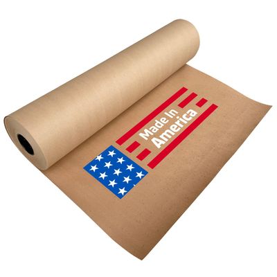 Sandbaggy Heavy Duty Builders Paper Roll - 75 lb Construction Paper for Contractors, Painting, Soundproofing, Insulation - Made in America (1 roll - 2 ft x 50 feet/roll (100 sq ft), Brown)