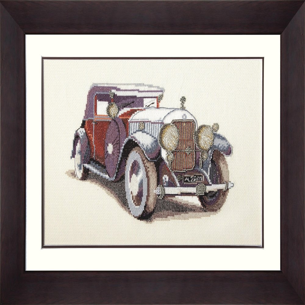 Charivna Mit Mixed Technique Stitch kit M-95C Auto Skoda 1933
