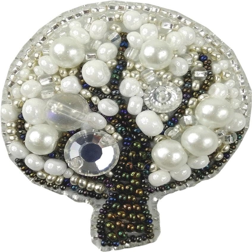 Crystal Art Beadwork kit for Creating Brooch BP-208C Tree