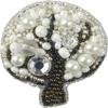 Crystal Art Beadwork kit for Creating Brooch BP-208C Tree view 1