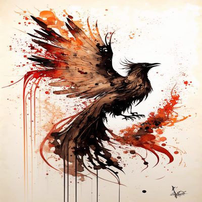 Fire Phoenix Diamond Painting Kits - Nirvana Rebirth Full Circle Gemstone Crystal Crafts for Adults and Kids, for Room Decor and Home Decor Relaxing Gifts (8 X 12 Inch)