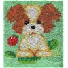 clubevy Dog Animal Pattern Latch Hook Kits for Adults Starfish DIY Latch Hook Rug Kits for Kids, Animal Pattern Crochet Kit for Beginners, Rug Making Kits, Gift Packaging view 1