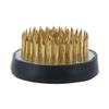 BESPORTBLE Round Copper Needle Flower Frog with Rubber Gloves Flower Arrangement Tool for Easy Floral Design and Scratch view 1