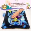 YOOTOM Wolf Latch Hook Kits for Adult, Latch Hook Rug Kits,Crochet Cross-Stitch Embroidery Rug Making Crafts with with Printed Canvas 20"x15" view 4