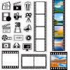 CRASPIRE Movie Clear Stamps Movie Icons Tape 3D Glasses Video Transparent Silicone Stamp Rubber Stamp for Scrapbooking Birthday Photo Album Thanksgiving Card Making 4.3 x 6.3 x 0.1 Inch view 1