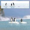 Busch 7923 HO Scale Penguins on Ice Flows Complete Miniature Scene - 3 Penguins, 3 Icebergs, & 8-1/4 x 5-13/16" 21 x 14.8cm Water Sheet view 1