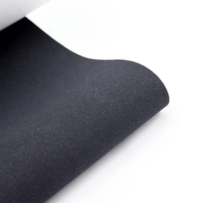 AITAF Frosted Faux Leather Soft Faux Suede Fabric Synthetic Material PVC Leatherette Sheet for Sewing Crafts Making Earring Bows DIY Handmade (50cm*138cm) (Color : Navy Blue)
