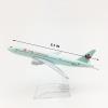 DKHOUN Airplane Model, Scale Planes Model for Canadian B777 Aircraft Toy Metal Desktop Ornament with Landing Gear Base Model Kit view 2