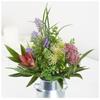 Factory Direct Craft Cream and Purple Artificial Fern Succulent Heather Bush for Floral Creating and Arrangements view 1