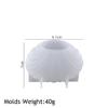 DIY Shell Candle Mold Aromatherapy Candle Plaster Mold 3D Marine Shell Silicone Scallop Soap Mold Handmade Home Craft Decoration Heart Cube 2Holes view 4