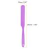 HARFINGTON 2Pcs Silicone Spatula Scraper 9.45" Reusable Non-Stick Flexible Spatulas for Epoxy Resin Liquid Paint Arts DIY Crafts, Purple view 2