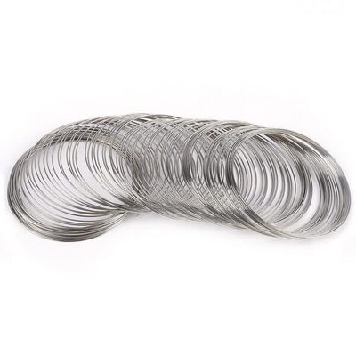 100 Loops Thickness 0.6mm / Diameter 6cm Memory Beading Steel Wire for DIY Jewelry Findings Bangle Bracelet Making Tl0031 Useful and Practical