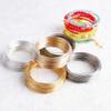 100 Loops Thickness 0.6mm / Diameter 6cm Memory Beading Steel Wire for DIY Jewelry Findings Bangle Bracelet Making Tl0031 Useful and Practical view 2