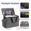 Skureay Sewing Machine Carrying Case, Universal Sewing Machine Tote Bag with Multiple Storage Pockets & Removable Thick Pad - Compatible with Most Standard Sewing Machines and Sewing Accessories view 4
