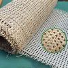 Natural Caning Rattan Woven Webbing Material Roll, Handmade Cane Webbing Fabric Furniture Repairing, 14-40inx50ft Open Mesh Cane Net Weave Wicker Rattan Sheets for Cabinet, Door, Chair, Dresser, DIY ( view 1