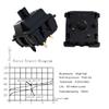GATERON Oil King V2 Pre-lubed Keyboard Switches, 5-Pin 55gf Black Linear Switches Compatible for MX Mechanical Keyboard DIY(108PCS,Black) view 4