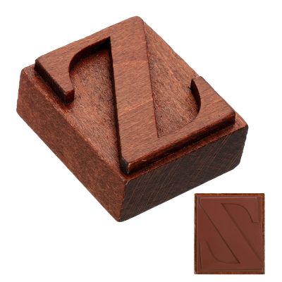 PATIKIL Letter Stamps Wood Rubber Stamp, Character Z Vintage Alphabet Stamps Set Wooden Stamp Stamper for Card Making DIY Crafting Scrapbooking, Brown