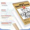 FIXSMITH 9"X12" Sketch Book | 160 Sheets (68 lb/100gsm) | 2 Pack Sketchbooks | Top Spiral Bound Artist Sketch Pad | Acid Free Drawing Pad | Ideal for Kids,Beginners,Artists &Painters | Bright White view 2